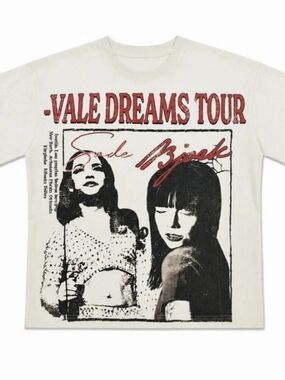 Vale Forever Vale Dreams Tour Sade Björk Graphic Tee Cream.